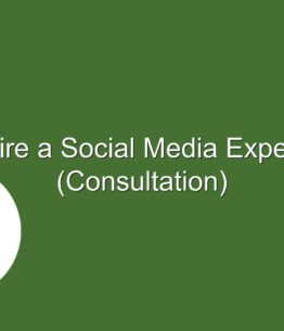 Hire a Social Media Expert (Consultation)