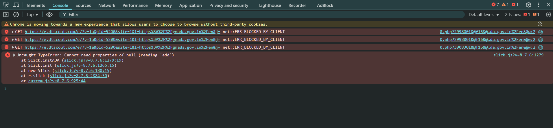 Console Google Chrome Developer Tools (DevTools)