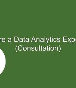 Hire a Data Analytics Expert (Consultation)
