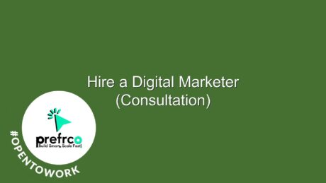Hire a Digital Marketer (Consultation)